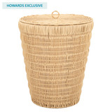 Howards Poly Rattan Laundry Hamper - Round