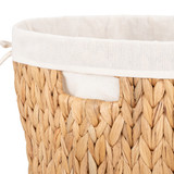 Howards Water Hyacinth Arrow Weave Laundry Hamper - Round