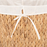 Howards Water Hyacinth Arrow Weave Laundry Hamper - Round