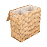 Howards Water Hyacinth Laundry Hamper - 2 Compartment