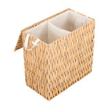Howards Water Hyacinth Laundry Hamper - 2 Compartment