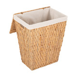 Howards Water Hyacinth Braided Weave Laundry Hamper
