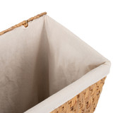 Howards Water Hyacinth Braided Weave Laundry Hamper