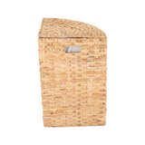 Howards Water Hyacinth Checked Weave Laundry Hamper - Corner