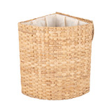 Howards Water Hyacinth Checked Weave Laundry Hamper - Corner
