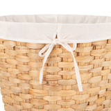 Howards Water Hyacinth Checked Weave Laundry Hamper - Round