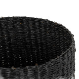 Howards Soft Seagrass Basket Small - Black
