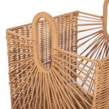 Howards Poly Rattan Open Weave Basket Large - Natural