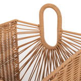 Howards Poly Rattan Open Weave Basket Large - Natural