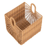Howards Poly Rattan Open Weave Basket Large - Natural