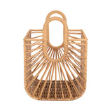 Howards Poly Rattan Open Weave Basket Small - Natural