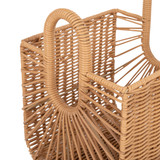 Howards Poly Rattan Open Weave Basket Small - Natural