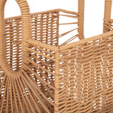 Howards Poly Rattan Open Weave Basket Small - Natural