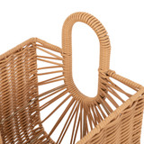 Howards Poly Rattan Open Weave Basket Small - Natural
