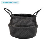 Howards Seagrass Belly Basket - Black