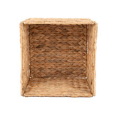 Howards Water Hyacinth Foldable Cube Basket