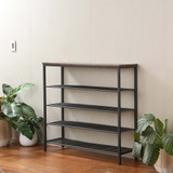 Williamsware 5 Tier Shoe Rack - Dark Wood