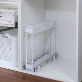 Williamsware 2 Tier Gliding Baskets 10/10cm - White