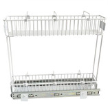 Williamsware 2 Tier Gliding Baskets 10/10cm - White