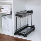 Williamsware 2 Tier Gliding Baskets 15/20cm - Black