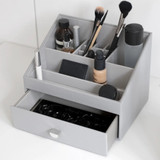 Stackers Classic Tiered Makeup Organiser - Pebble Grey