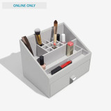 Stackers Classic Tiered Makeup Organiser - Pebble Grey