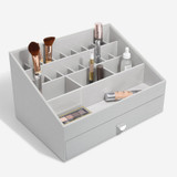 Stackers Supersize Tiered Makeup Organiser - Pebble Grey