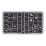 Jewellery Stax 36 Compartment Organiser Tray - Grey