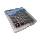 Jewellery Stax 18 Compartment Organiser Tray - Grey