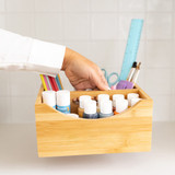 Bamboo Caddy with Handle