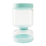 Glass Pickle Jar with Strainer