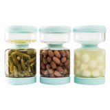 Glass Pickle Jar with Strainer