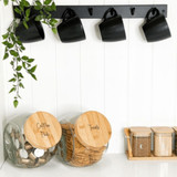 Glass Snack Jar 4L with Bamboo Lid