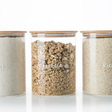 Glass Jar 3L with Bamboo Lid - Round