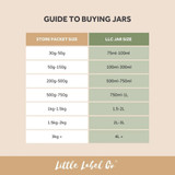 Glass Jar 1L with Bamboo Lid - Round