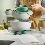 Joseph Joseph Nest Plus 9-Piece Cooking Bowl Set - Sage Green
