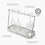 Joseph Joseph DrySmart Folding Wine Glass Drying Rack