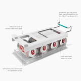 Joseph Joseph FridgeStore Under-Shelf Collapsible Can Dispenser