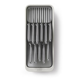 Joseph Joseph DrawerStore 2-Tier Compact Knife Drawer Organiser - Stone