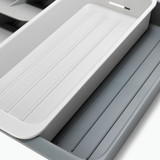 Joseph Joseph DrawerStore Expanding Gadget, Utensil & Cutlery Tray - Stone