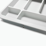 Joseph Joseph DrawerStore Expandable Cutlery, Utensil & Gadget Tray - Stone