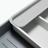 Joseph Joseph DrawerStore Expandable Cutlery, Utensil & Gadget Tray - Stone