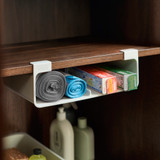 Joseph Joseph CupboardStore Under-Shelf Wrap, Foil & Bag Organiser Large - Stone