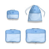 Globite Travel Packing Cubes 4 Pack - Blue