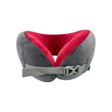 Globite Ultimate Memory Foam Neck Pillow - Grey/Red