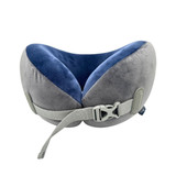 Globite Ultimate Memory Foam Neck Pillow - Grey/Navy