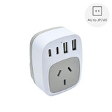 Globite Outbound Travel Adapter with 4 USB Ports - AU to JP/US