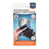 RFID Blocking Credit Card Sleeves - 6 Pack