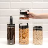 Prepara Evak Compact Storage Container Black - Large 1.36L