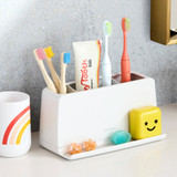 Youcopia Ledge Toothbrush Holder - White